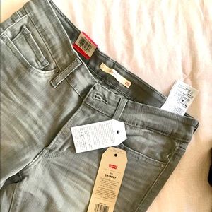 Skinny Levis Gray Jeans